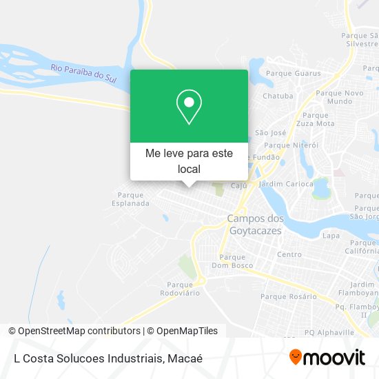 L Costa Solucoes Industriais mapa