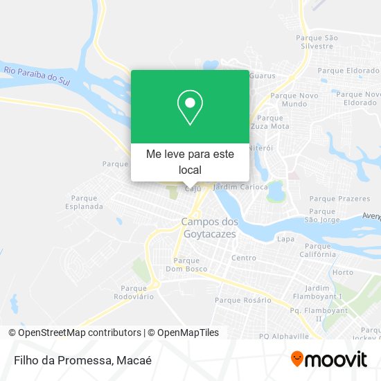 Filho da Promessa mapa