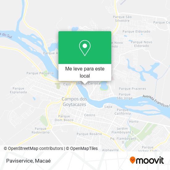 Paviservice mapa