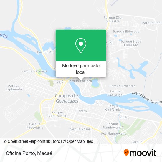 Oficina Porto mapa