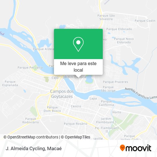 J. Almeida Cycling mapa
