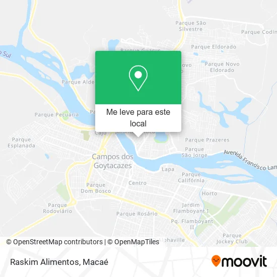 Raskim Alimentos mapa