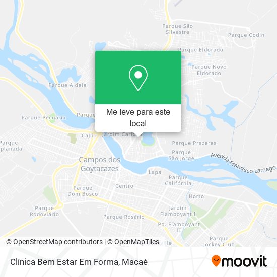 Clínica Bem Estar Em Forma mapa