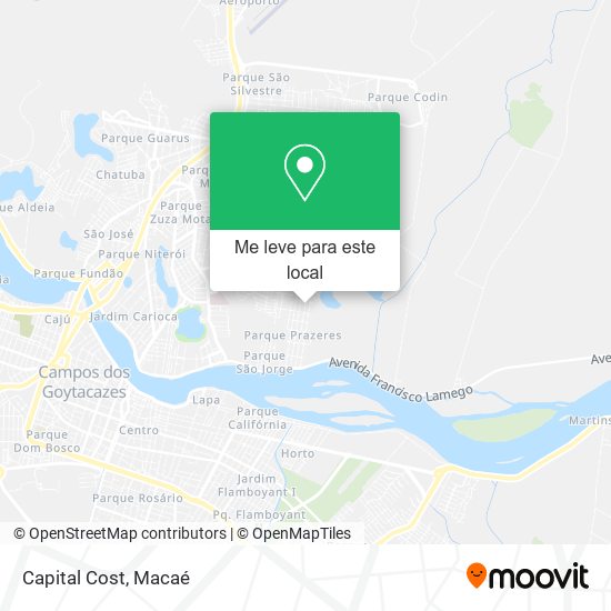 Capital Cost mapa