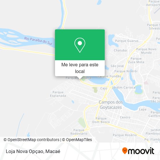 Loja Nova Opçao mapa