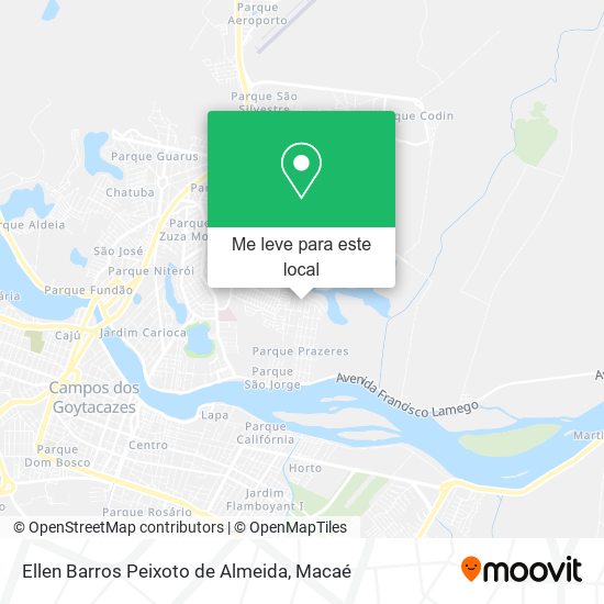 Ellen Barros Peixoto de Almeida mapa