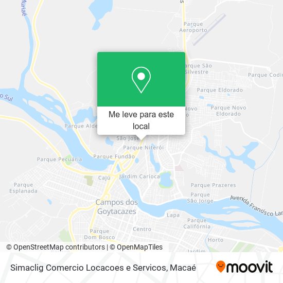 Simaclig Comercio Locacoes e Servicos mapa