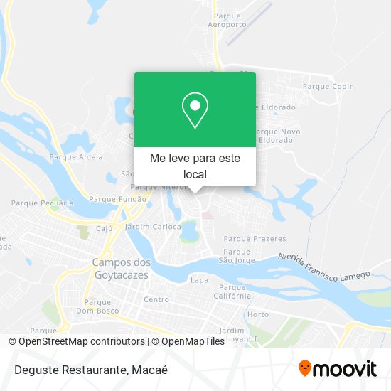 Deguste Restaurante mapa