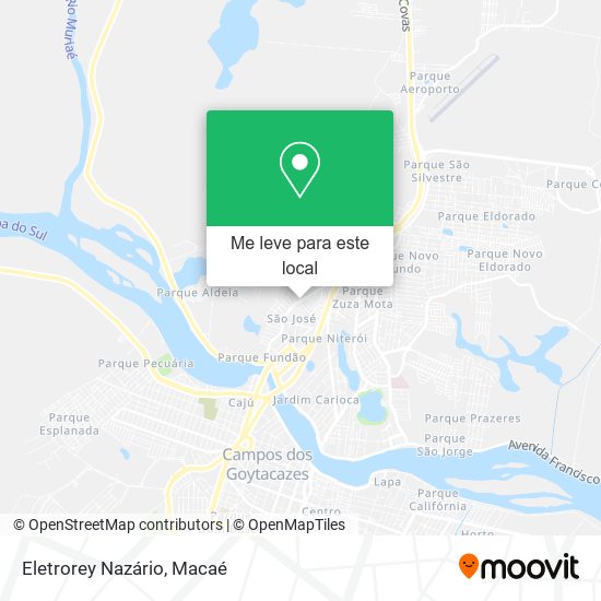 Eletrorey Nazário mapa
