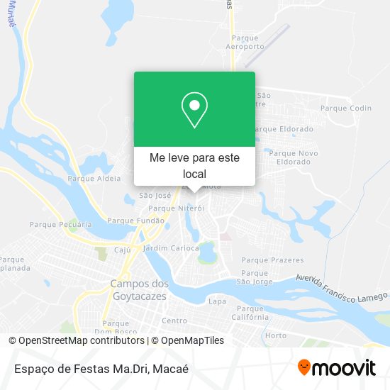 Espaço de Festas Ma.Dri mapa