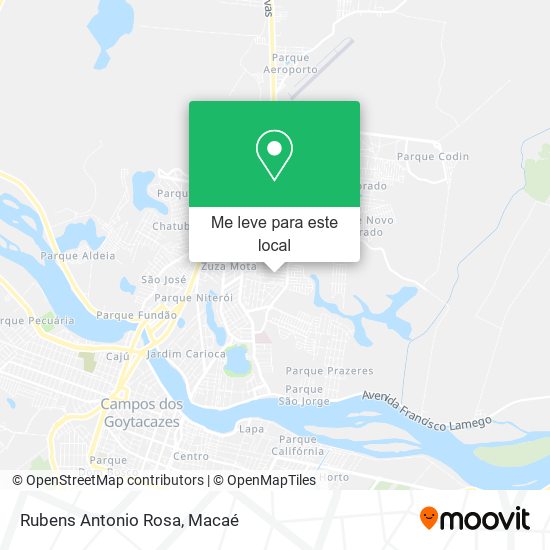 Rubens Antonio Rosa mapa