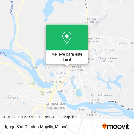Igreja São Geraldo Majella mapa