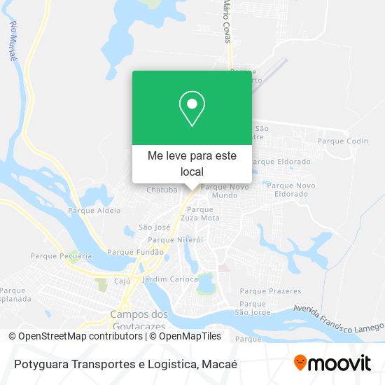 Potyguara Transportes e Logistica mapa