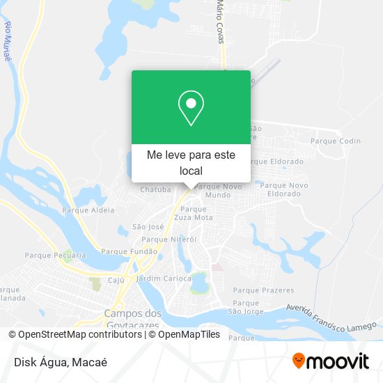 Disk Água mapa