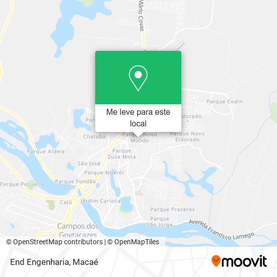 End Engenharia mapa