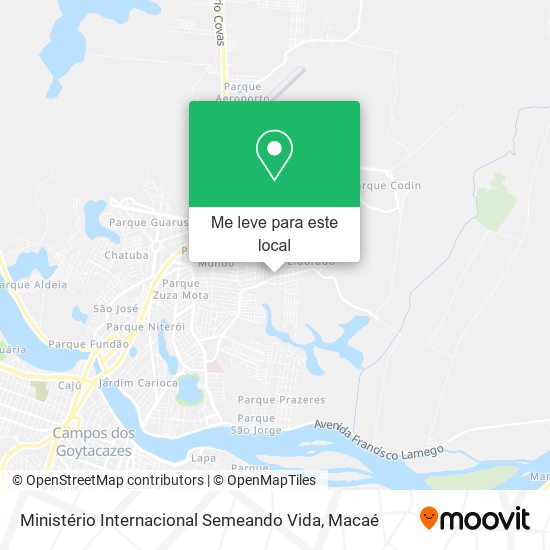 Ministério Internacional Semeando Vida mapa