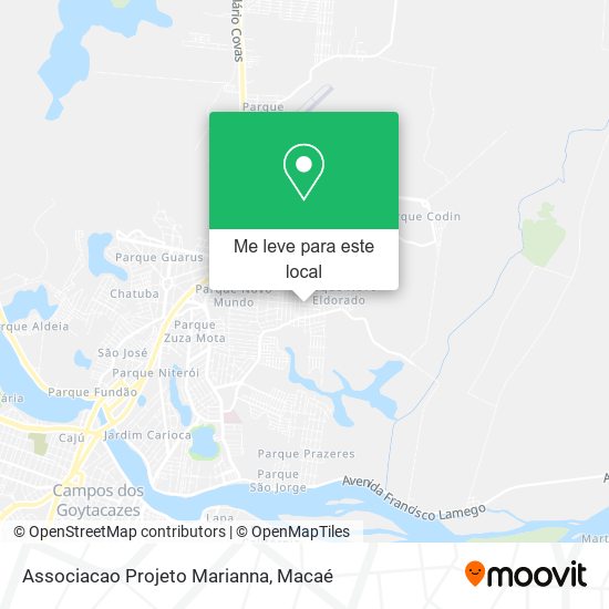 Associacao Projeto Marianna mapa