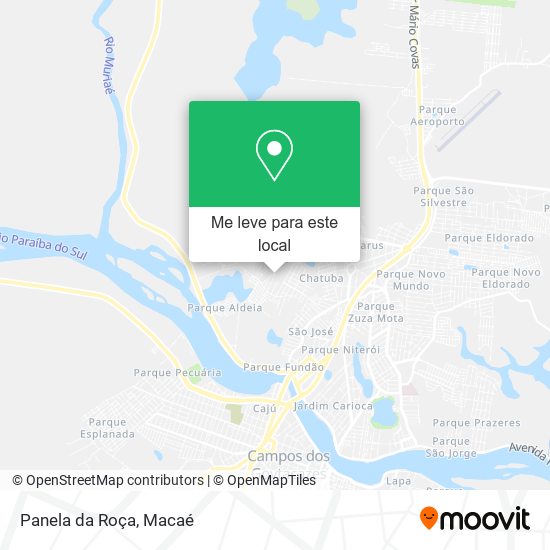 Panela da Roça mapa