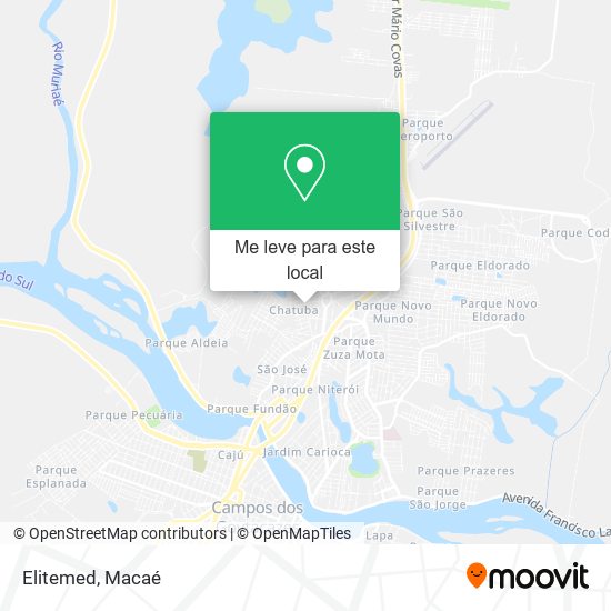 Elitemed mapa