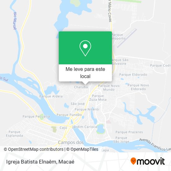 Igreja Batista Elnaêm mapa