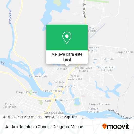 Jardim de Infncia Crianca Dengosa mapa