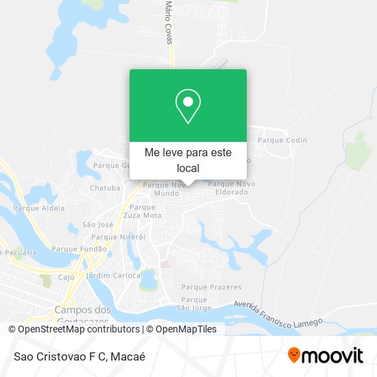 Sao Cristovao F C mapa