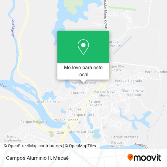 Campos Aluminio II mapa