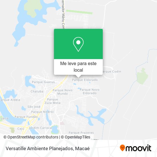 Versatille Ambiente Planejados mapa