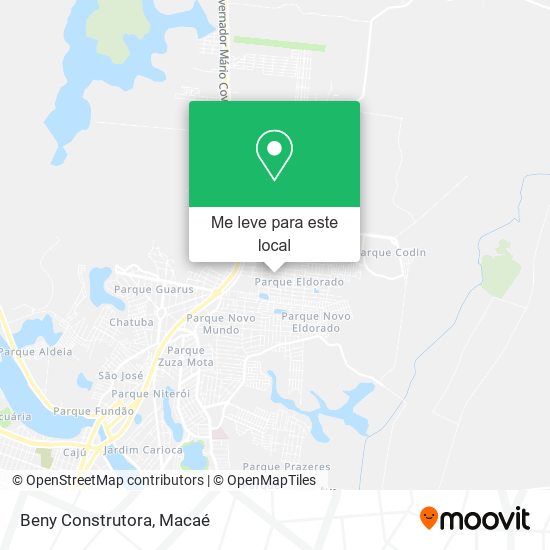 Beny Construtora mapa