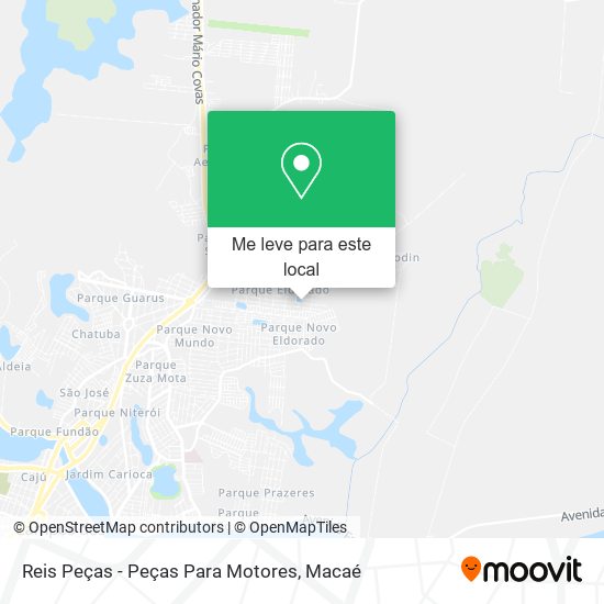 Reis Peças - Peças Para Motores mapa