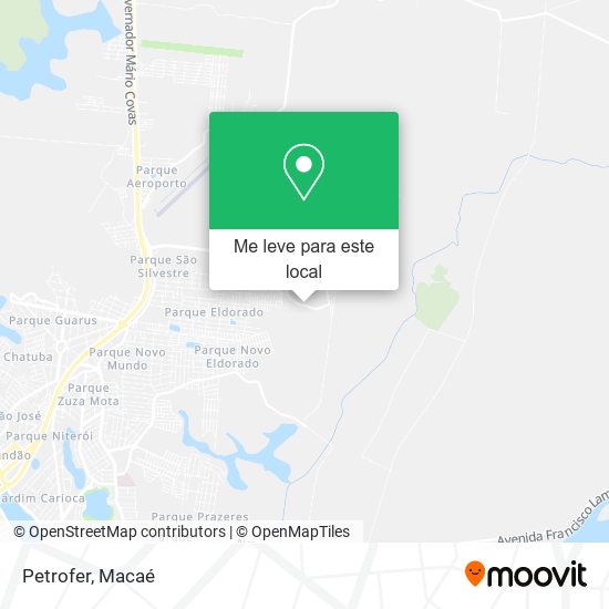 Petrofer mapa
