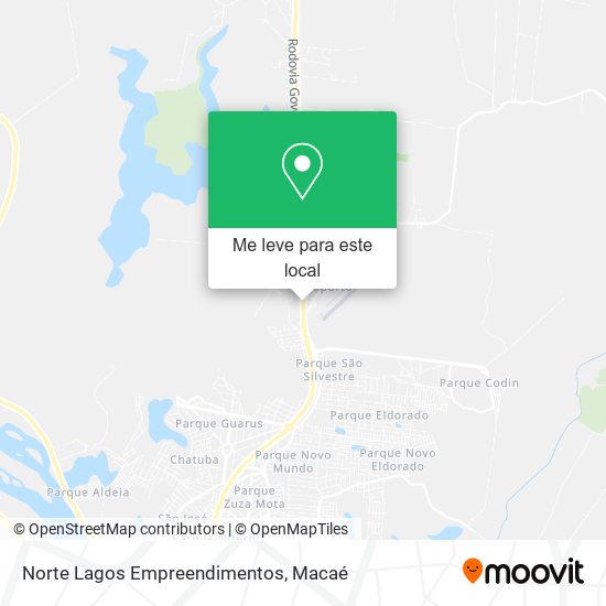 Norte Lagos Empreendimentos mapa