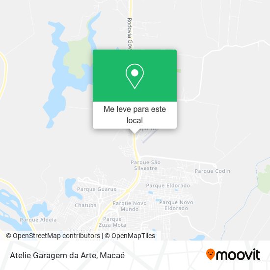 Atelie Garagem da Arte mapa