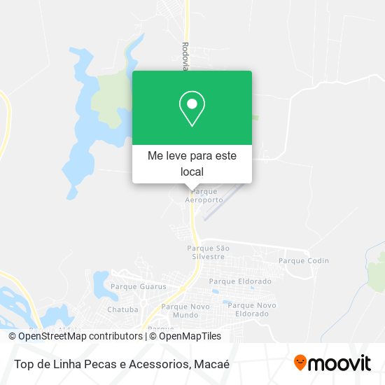Top de Linha Pecas e Acessorios mapa