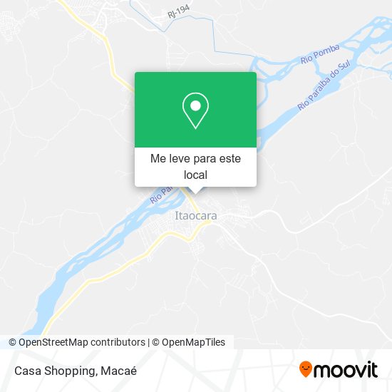 Casa Shopping mapa