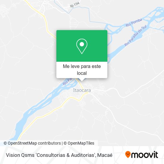 Vision Qsms 'Consultorias & Auditorias' mapa