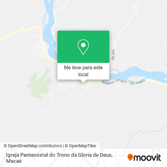 Igreja Pentecostal do Trono da Gloria de Deus mapa