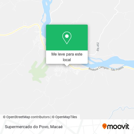 Supermercado do Povo mapa