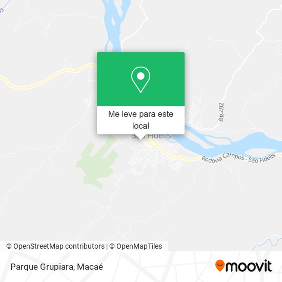Parque Grupiara mapa