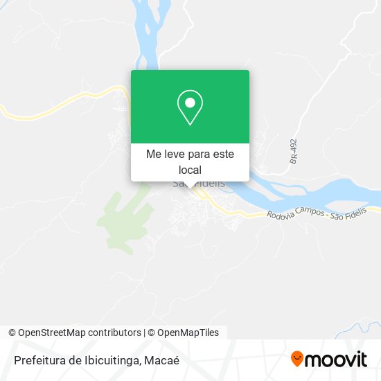 Prefeitura de Ibicuitinga mapa