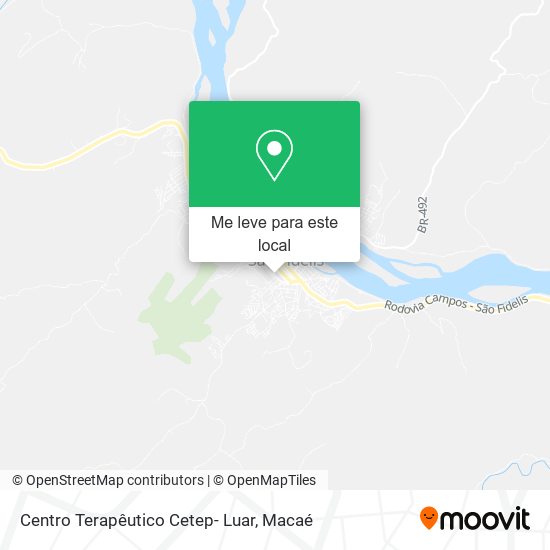 Centro Terapêutico Cetep- Luar mapa