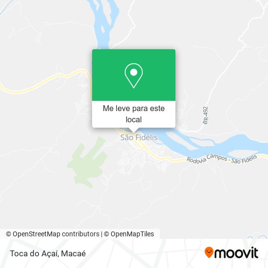 Toca do Açaí mapa