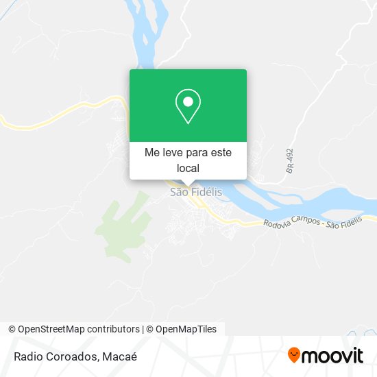 Radio Coroados mapa