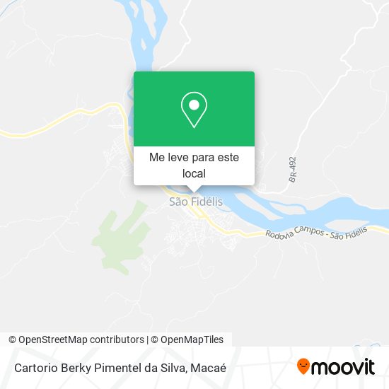 Cartorio Berky Pimentel da Silva mapa
