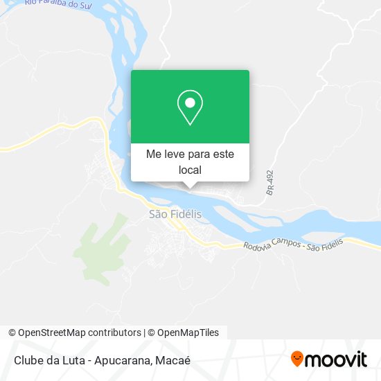 Clube da Luta - Apucarana mapa