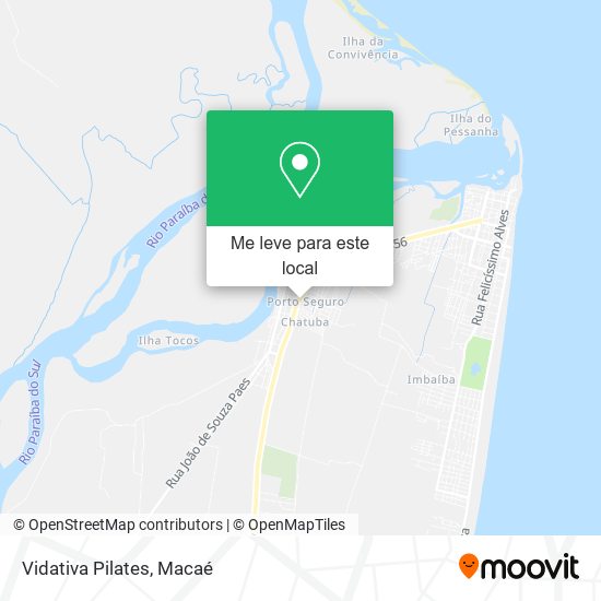 Vidativa Pilates mapa