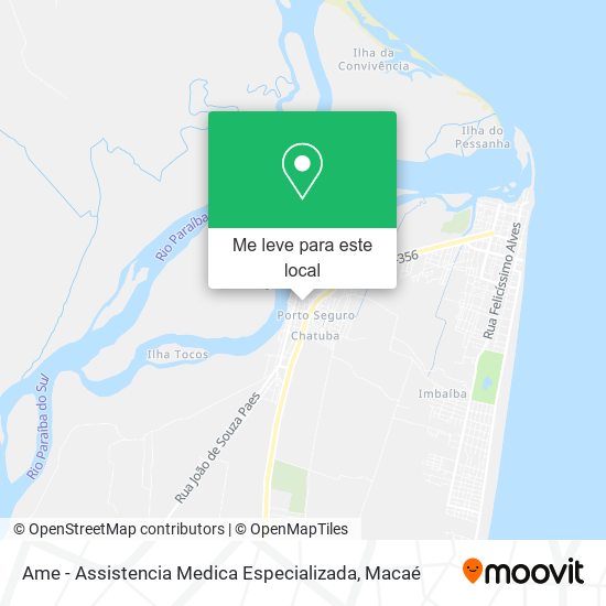 Ame - Assistencia Medica Especializada mapa