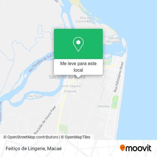 Feitiço de Lingerie mapa