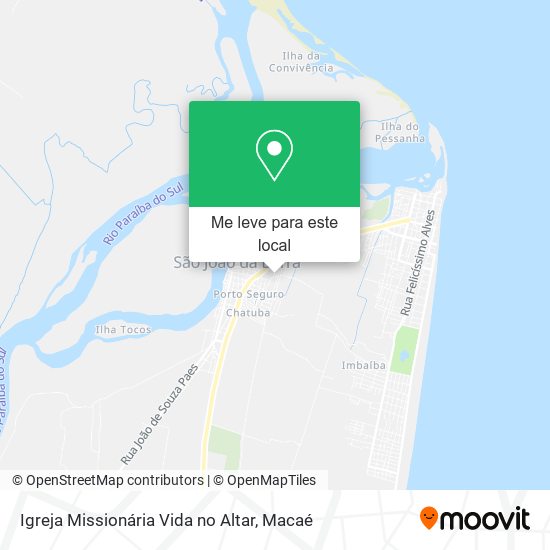 Igreja Missionária Vida no Altar mapa