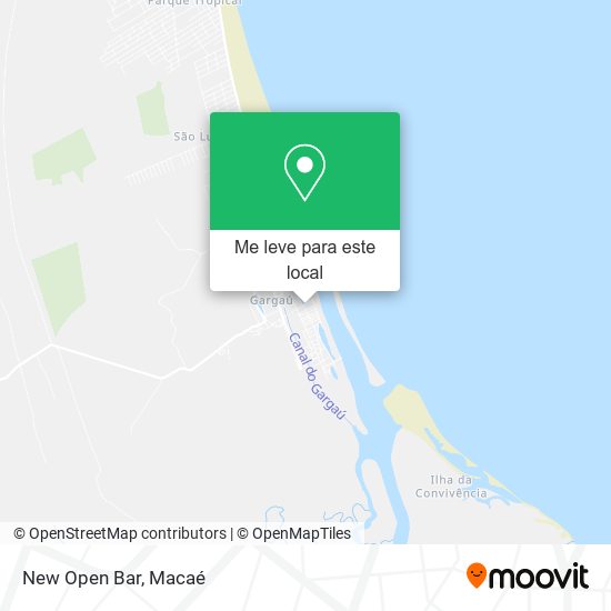 New Open Bar mapa